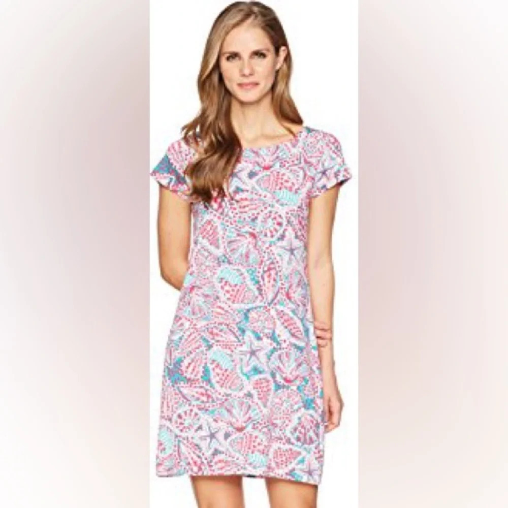 Hatley | Seashells Coastal Beach Nellie Shift Dress Size Small S